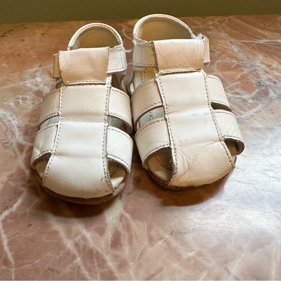 ROBEEZ White Leather Fisherman Sandals - Picture 5 of 7